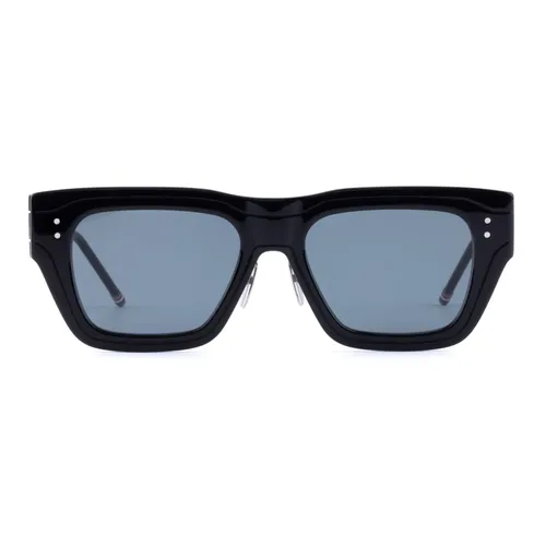 Elegant Rectangular Black Sunglasses - Thom Browne - Modalova