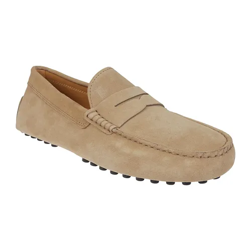 Iconic Biscuit Suede Driving Shoes - Tod's - Modalova