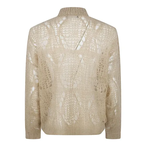Foliage Stitch Bomber Jacket - Fabiana Filippi - Modalova