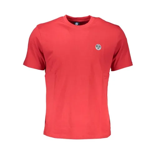 Red Crew Neck Logo Tee - North Sails - Modalova