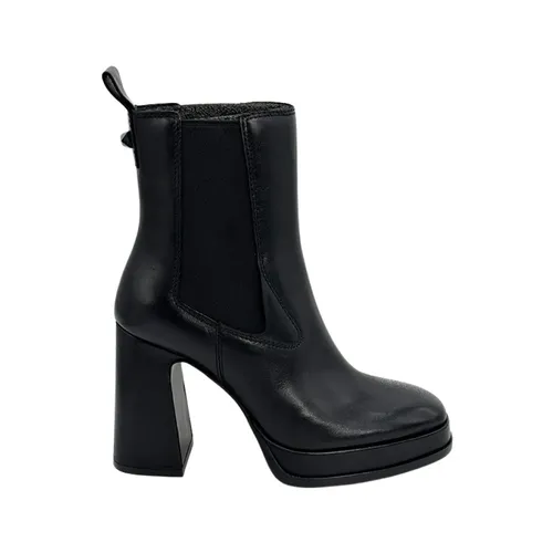 Stylish Black Leather Boots - ASH - Modalova