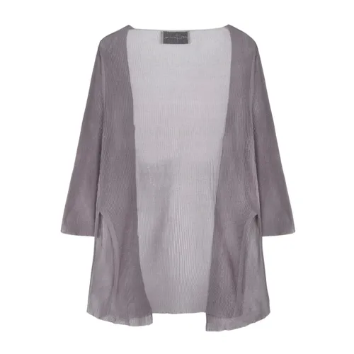 Giulia, lavender silk knit jacket - Cortana - Modalova