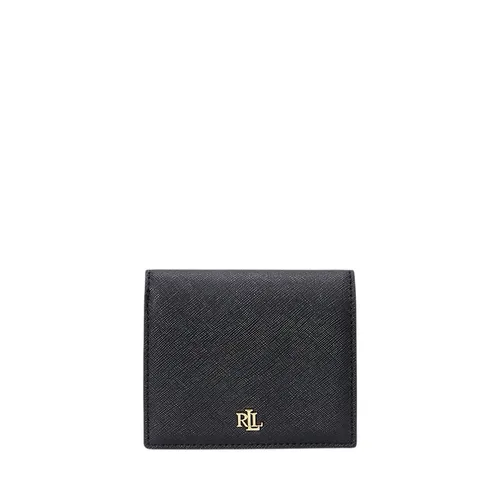 Crosshatch Leather Compact Wallet - Ralph Lauren - Modalova