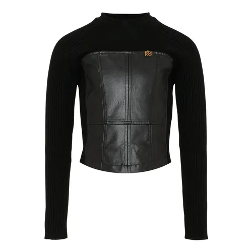 Ribbed Wool Sweater - Pinko - Modalova