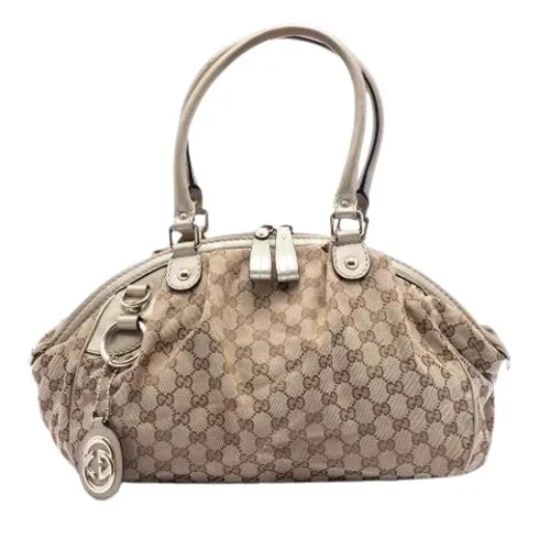 Pre-owned Canvas Handbag - Gucci Vintage - Modalova