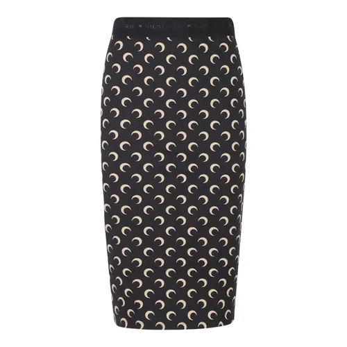 Moon Midi Skirt - Marine Serre - Modalova