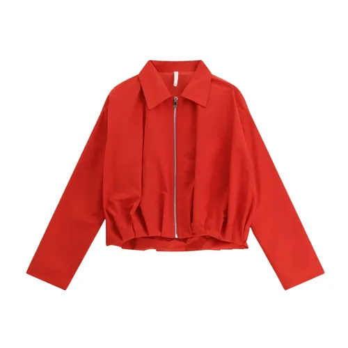 Straight-cut Jacket with Classic Collar - Imperial - Modalova