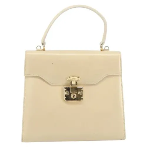 Pre-owned Leather Handbag - Gucci Vintage - Modalova