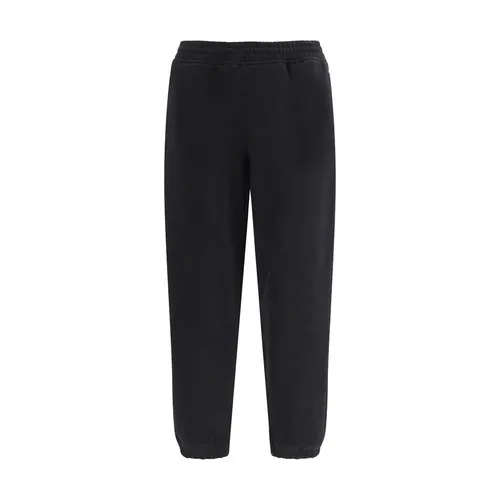 Check Trim Cotton Jogging Pants - Burberry - Modalova