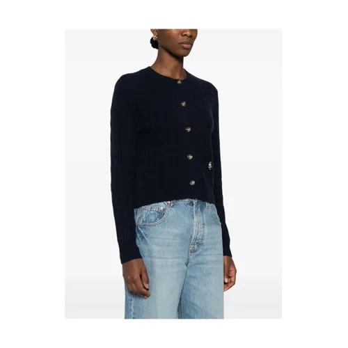 SRC Cableknit Cashmere Cardigan - Sporty & Rich - Modalova