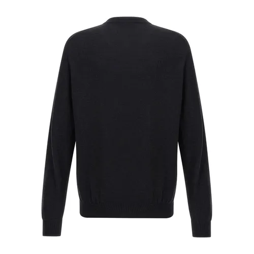 Ribbed Crew-neck Sweater - Fendi - Modalova