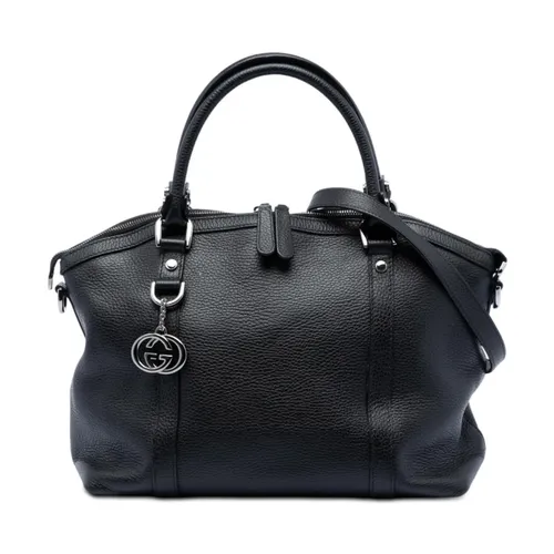 Pre-owned Leather Satchel - Gucci Vintage - Modalova