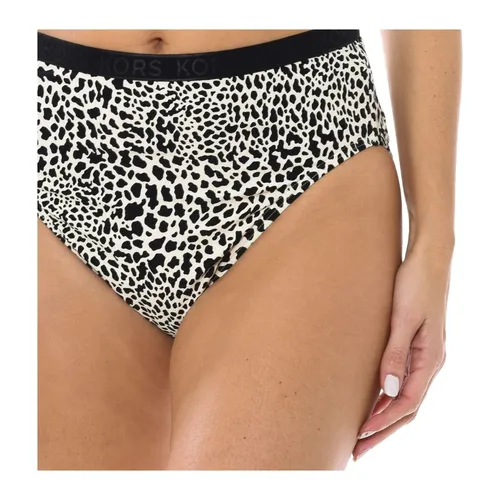 High Leg Bikini Bottom - Michael Kors - Modalova