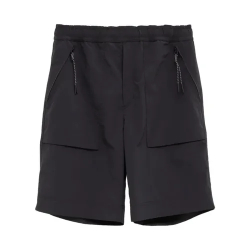 Technical Froissé Shorts - Moncler - Modalova
