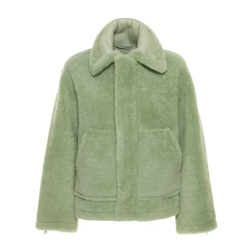 Fur and leather jacket - Jacquemus - Modalova
