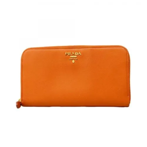 Pre-owned Leather Wallet - Prada Vintage - Modalova