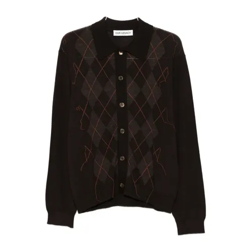 Argyle Wool Polo Pub Evening - Our Legacy - Modalova