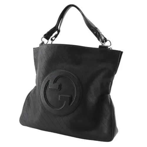 Pre-owned Vintage Leather Tote - Gucci Vintage - Modalova
