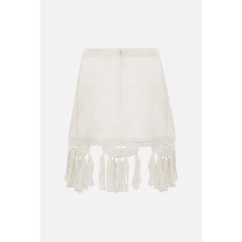 Sandra Macramé Mini Skirt - Isabel Marant - Modalova