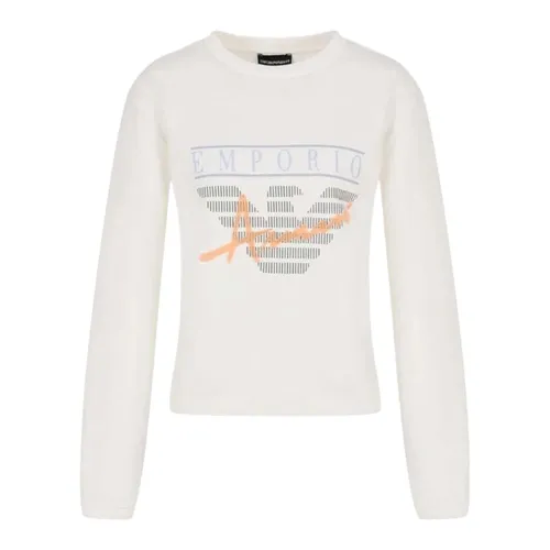 White Sweatshirt 3R2M8A2J49Z0101 - Emporio Armani - Modalova