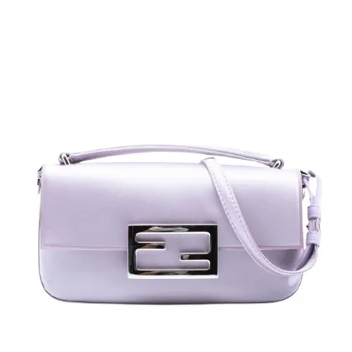 Pre-owned Leather Shoulder Bag - Fendi Vintage - Modalova
