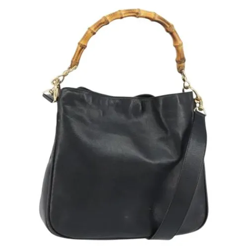 Pre-owned Leather Shoulder Bag - Gucci Vintage - Modalova