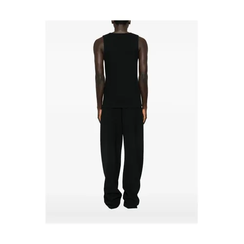 Scoop Neck Rib Tank - Lemaire - Modalova