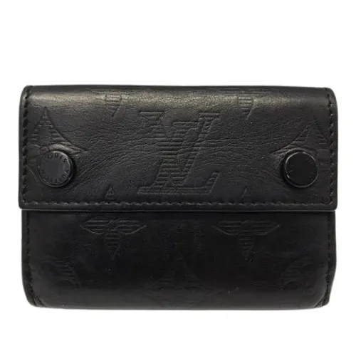 Pre-owned Monogram Shadow Wallet (tri-fold) - Louis Vuitton Vintage - Modalova