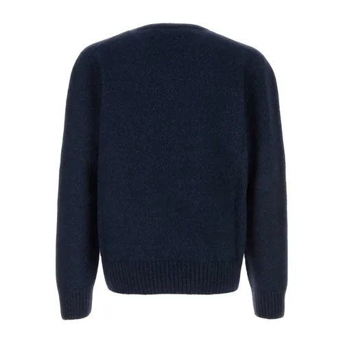 Wool Blend Melange Sweater - Alexander McQueen - Modalova