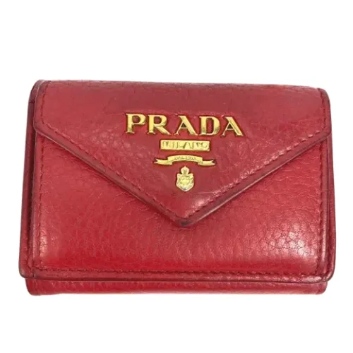 Pre-owned Leather wallets - Prada Vintage - Modalova