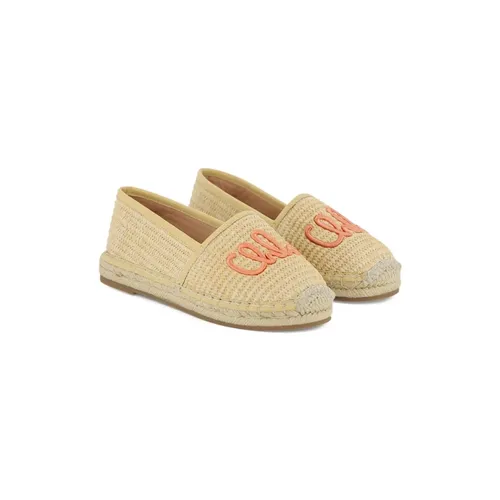 Logo Embroidered Espadrille - Chloé - Modalova