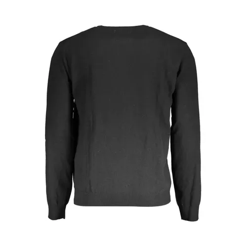 Elegant Black Wool Cashmere Sweater - La Martina - Modalova