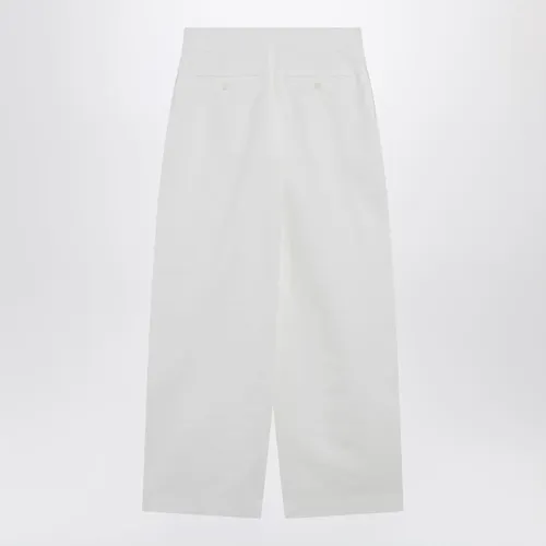 Relaxed Twill Trousers - TotêMe - Modalova