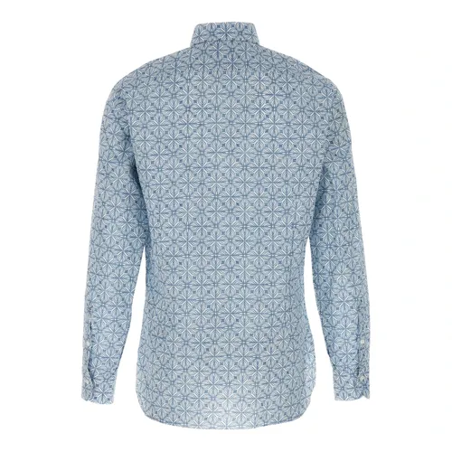 Vintage Printed Shirt - Barba - Modalova