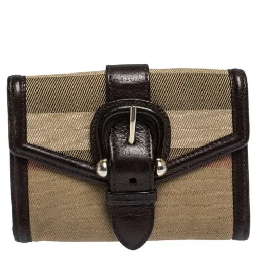 Pre-owned Leather wallets - Burberry Vintage - Modalova