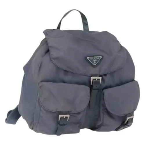 Pre-owned Vintage Leather Backpack - Prada Vintage - Modalova