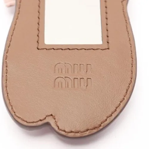 Pre-owned Leather Key-holder - Miu Miu Pre-owned - Modalova