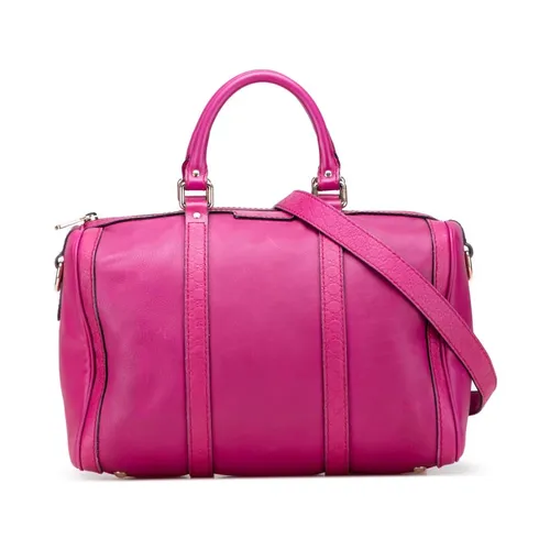 Leather Duffle Bag - Gucci Vintage - Modalova