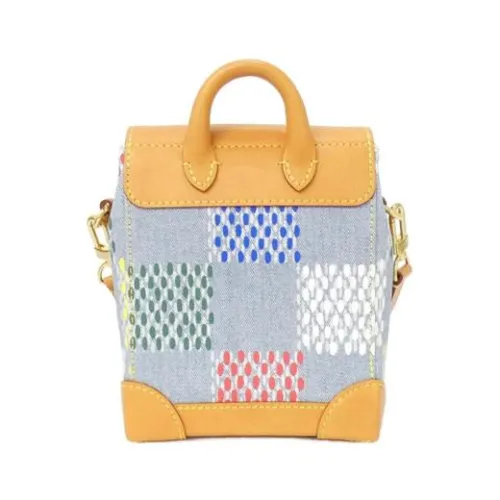 Pre-owned Vintage Denim Mini Shoulder Bag - Louis Vuitton Vintage - Modalova