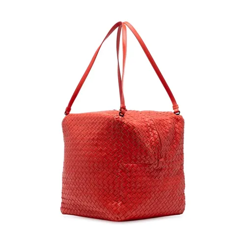 Pre-owned Woven Leather Shoulder Bag - Bottega Veneta Vintage - Modalova