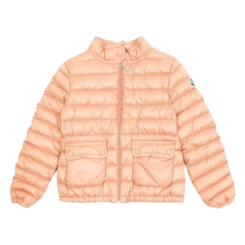 Pink Down Padded Jacket for Girls - Moncler - Modalova