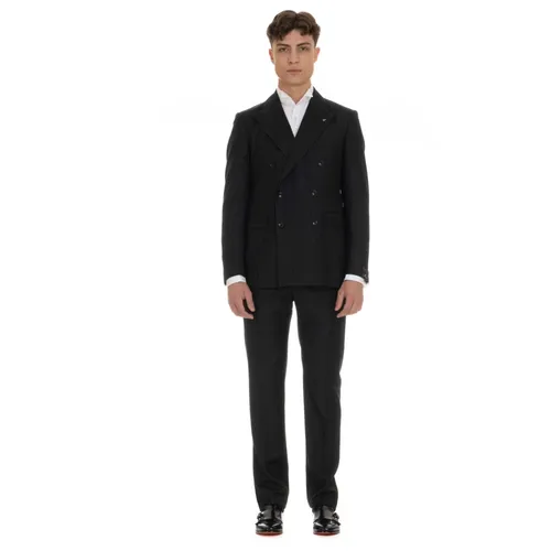 Double-Breasted Wool Dress - Tagliatore - Modalova