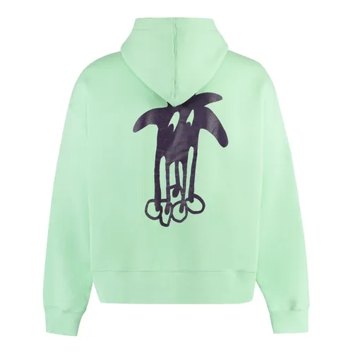 Cotton Hoodie - Palm Angels - Modalova