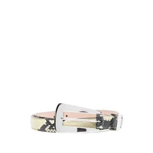 Lucca Embossed Python Belt - Khaite - Modalova