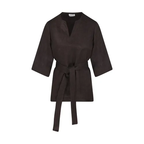 Elegant Brown Blouse - P.a.r.o.s.h. - Modalova