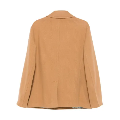 Double-Breasted Wool Blend Coat - Etro - Modalova