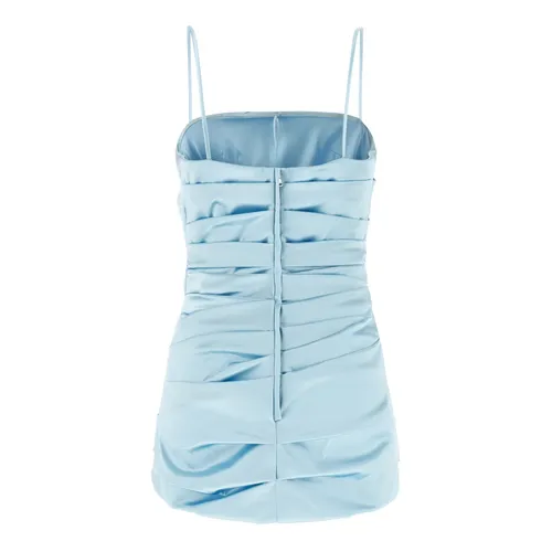 Draped Pleated Mini Dress - Dolce & Gabbana - Modalova