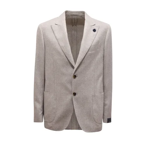 Wool/Silk Jacket - Lardini - Modalova