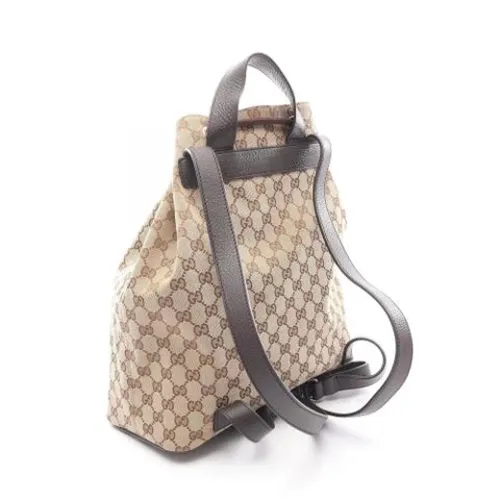 Pre-owned Canvas Backpack - Gucci Vintage - Modalova