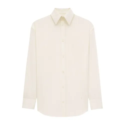 White Pearl Button Shirt - Saint Laurent - Modalova